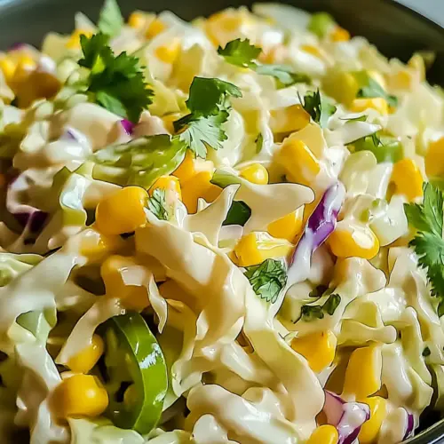 Jalapeno Corn Coleslaw