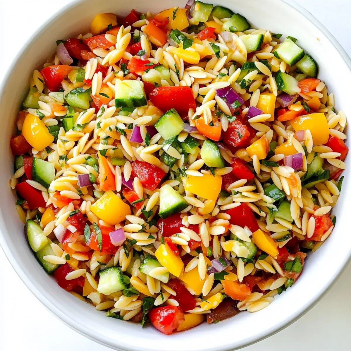 Summer Orzo Pasta Salad