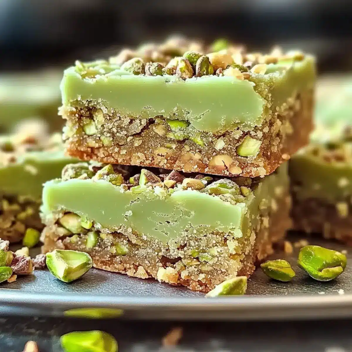 Pistachio Dream Cookie Bars