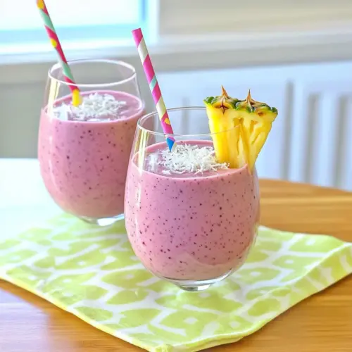 Pink Pineapple Protein Smoothie