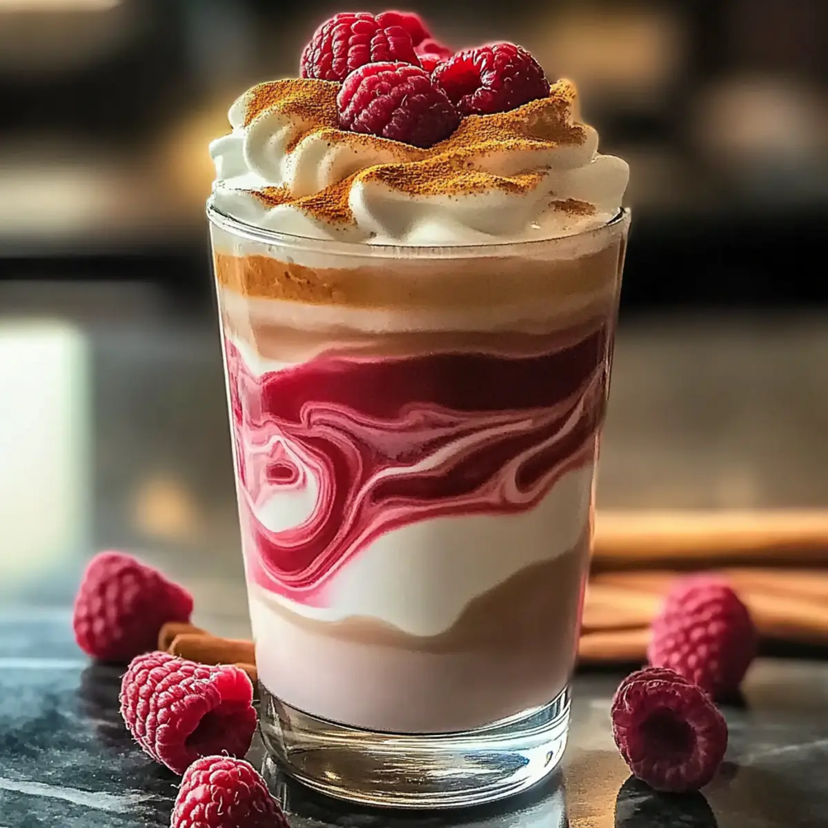 Iced Raspberry Vanilla Chai