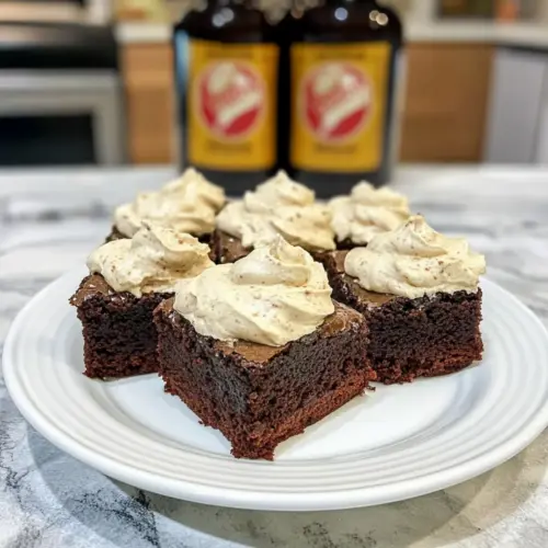 Root Beer Float Brownies