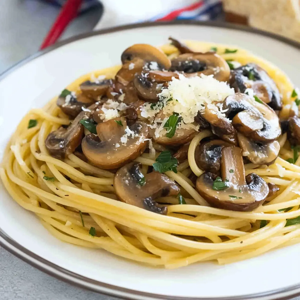 Mushroom Spaghetti