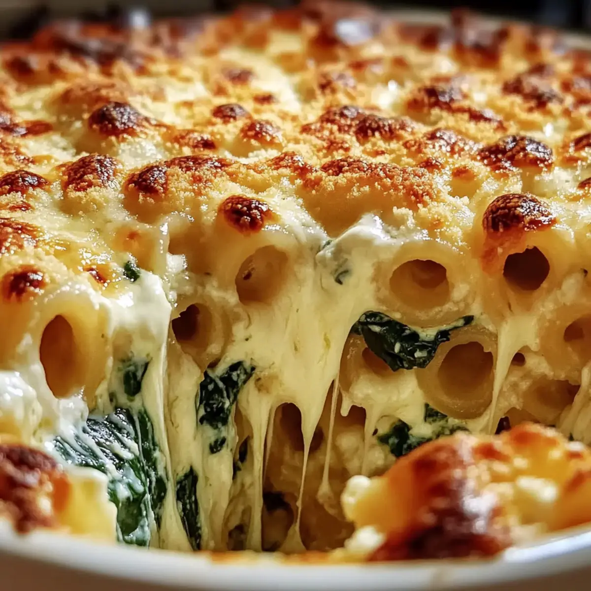Spinach Ricotta Pasta Bake
