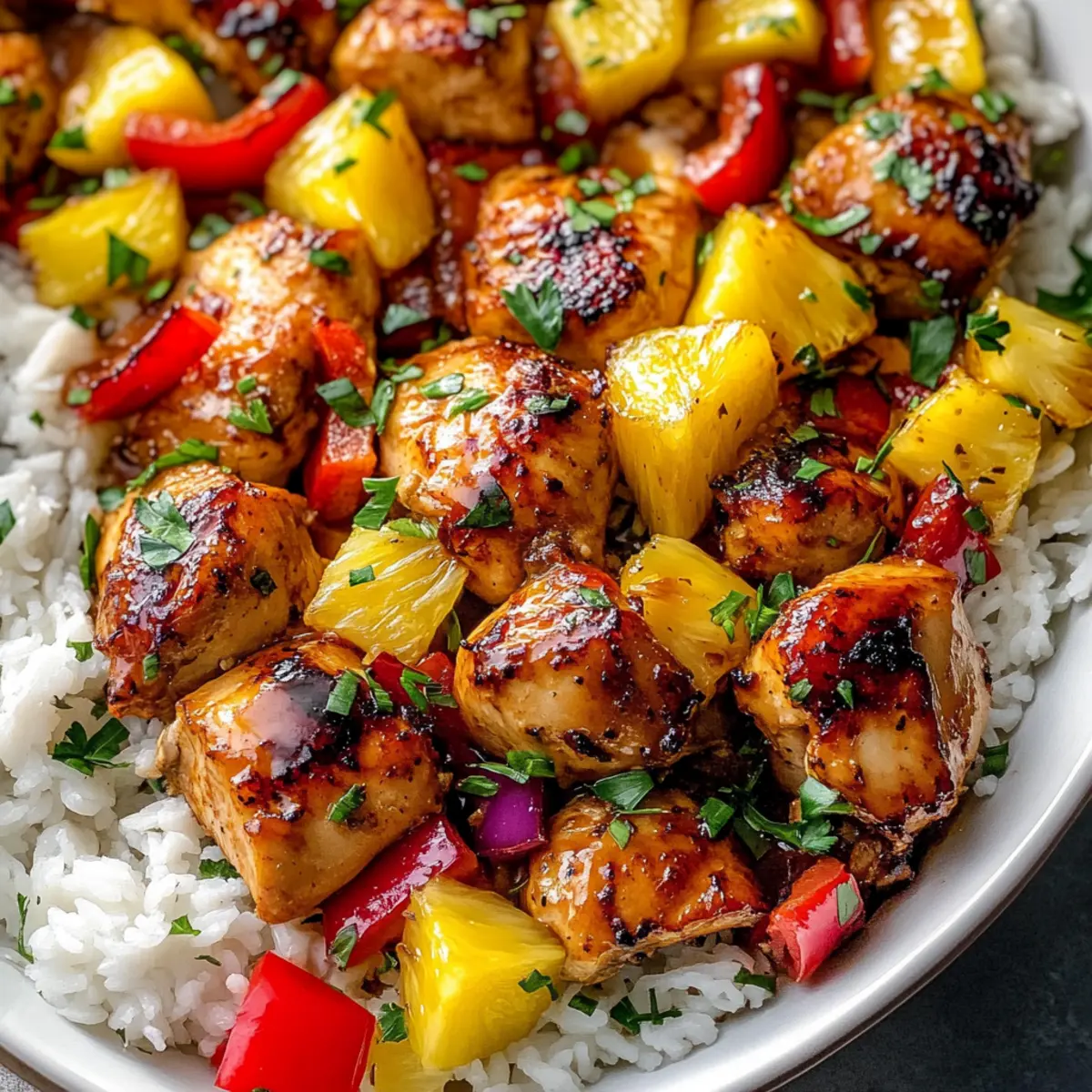 Hawaiian Chicken Sheet Pan