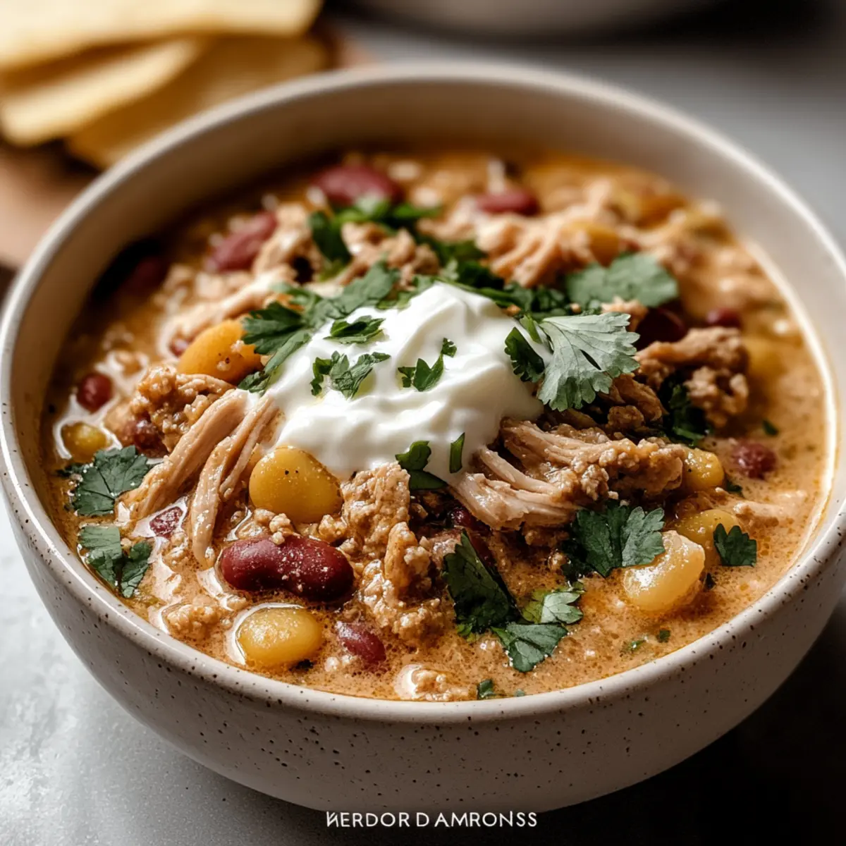 Crockpot White Bean Chicken Chili