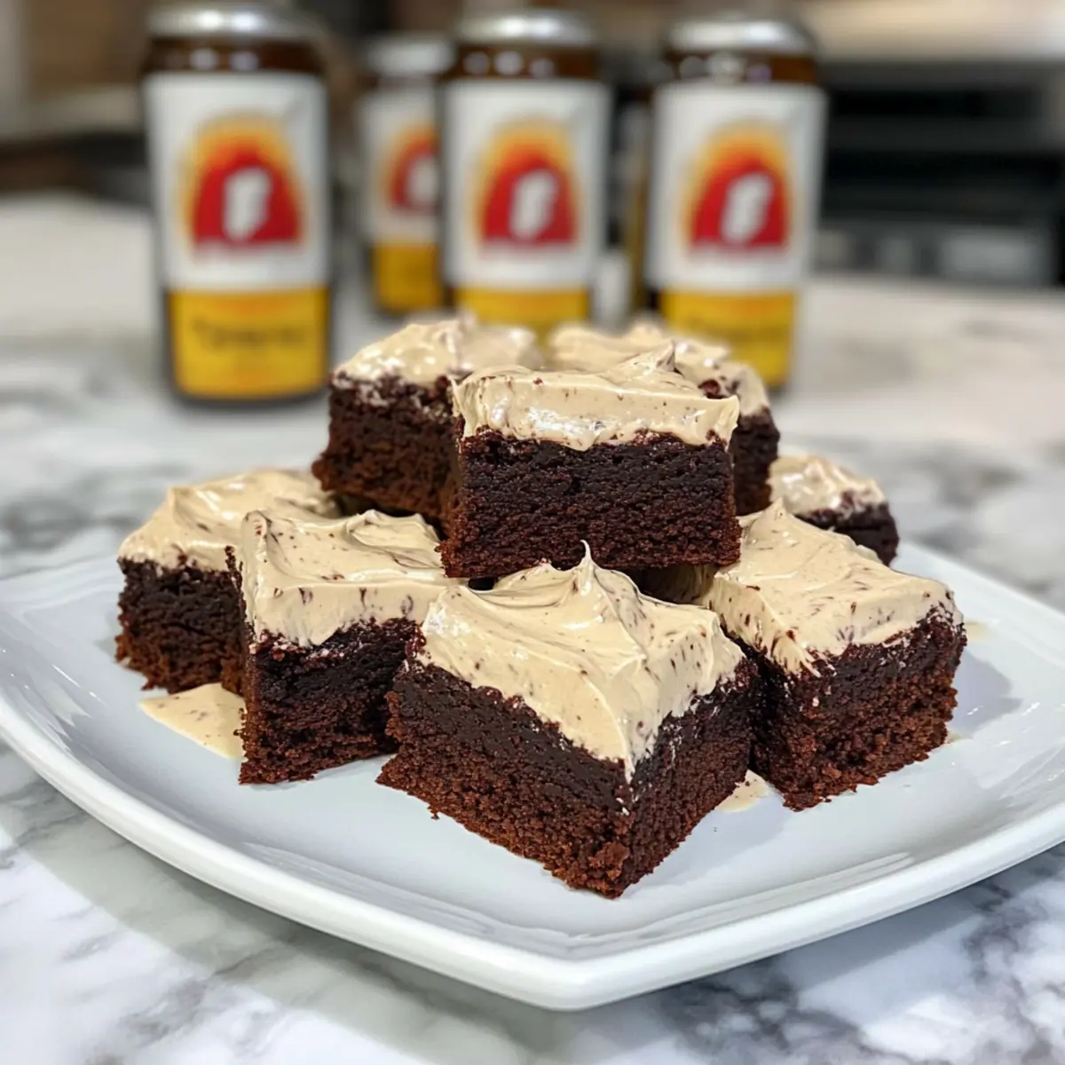 Root Beer Float Brownies