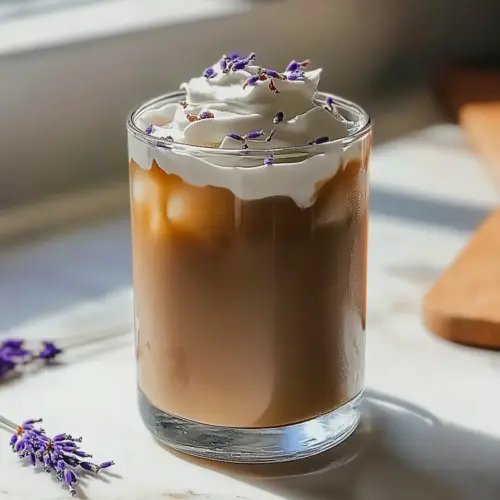 Lavender Honey Iced Coffee