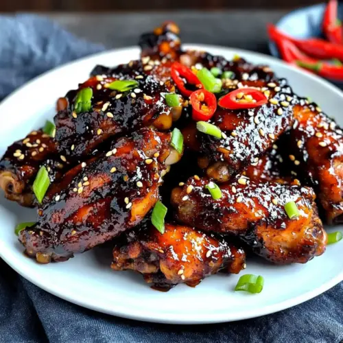 Spicy Balsamic Glazed Chicken Wings