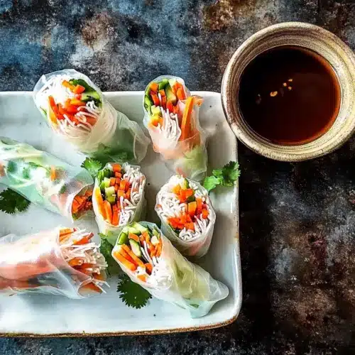 Vietnamese-style chicken summer rolls