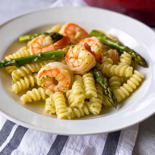 Shrimp & Asparagus Pasta
