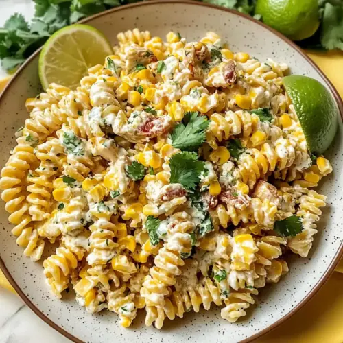 Elote Pasta Salad Greek Yogurt