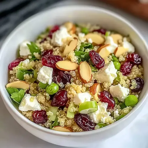Cranberry Quinoa Feta Salad