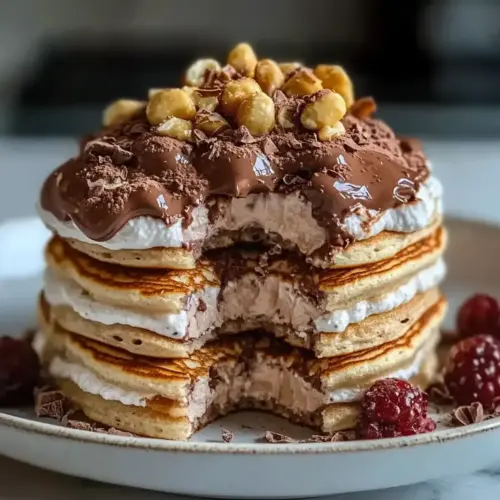Chocolate Hazelnut Pancakes