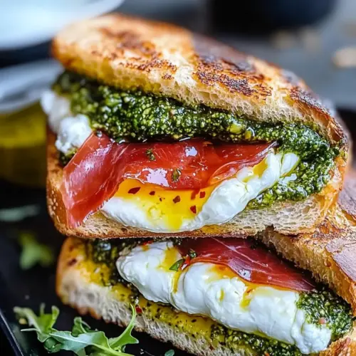 Burrata Pesto Sandwich