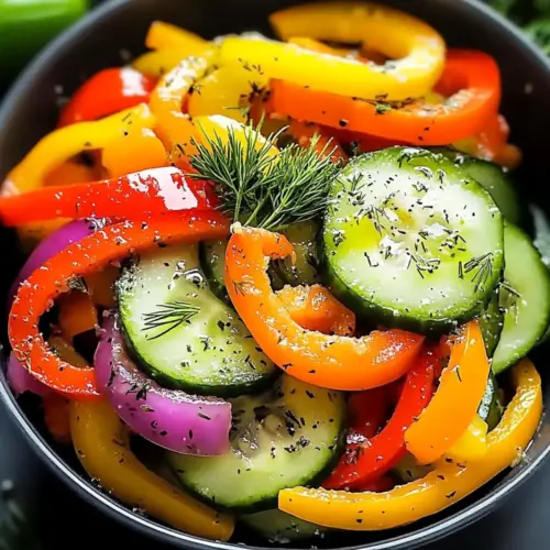 Cucumber Sweet Pepper Salad