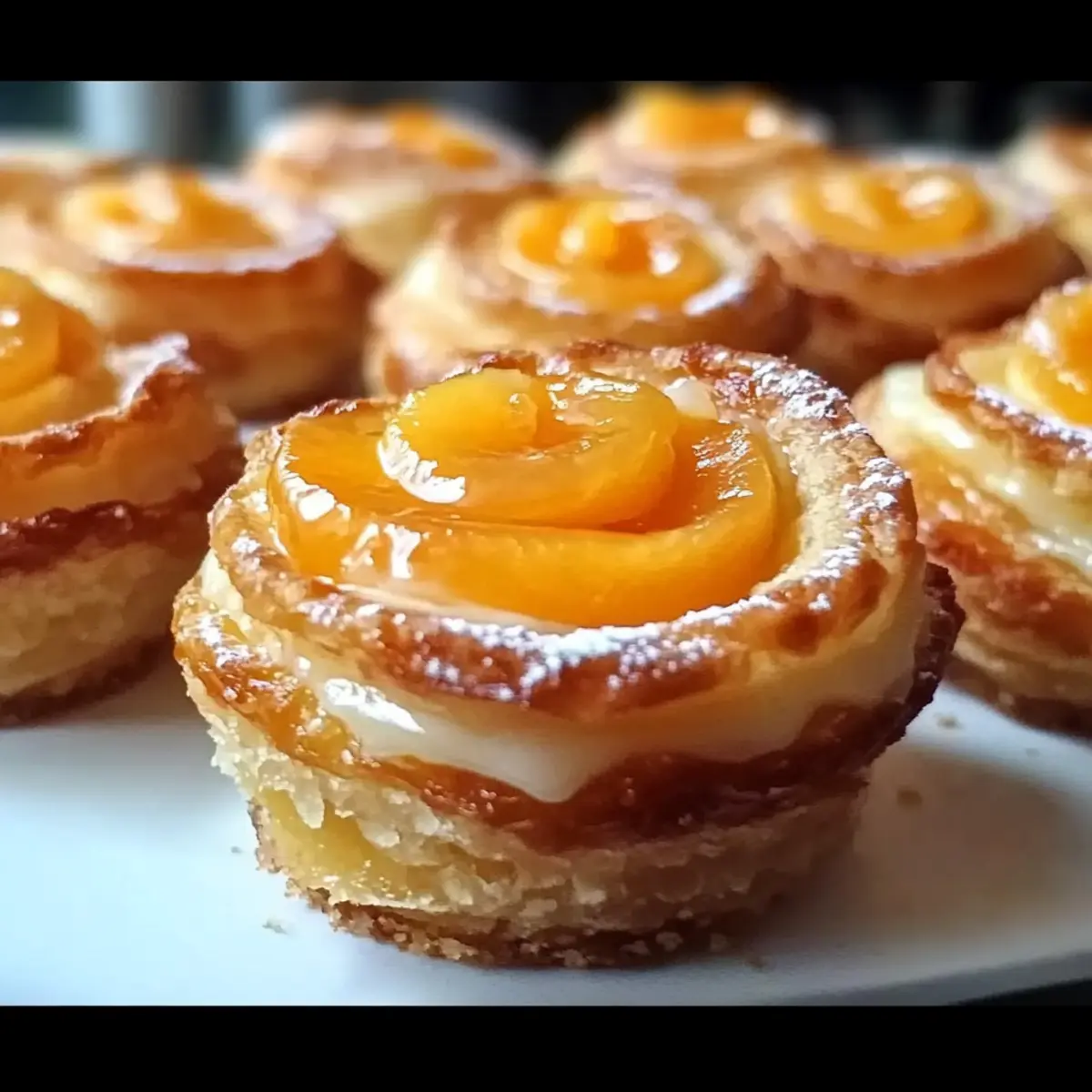 Peach Pie Cruffins