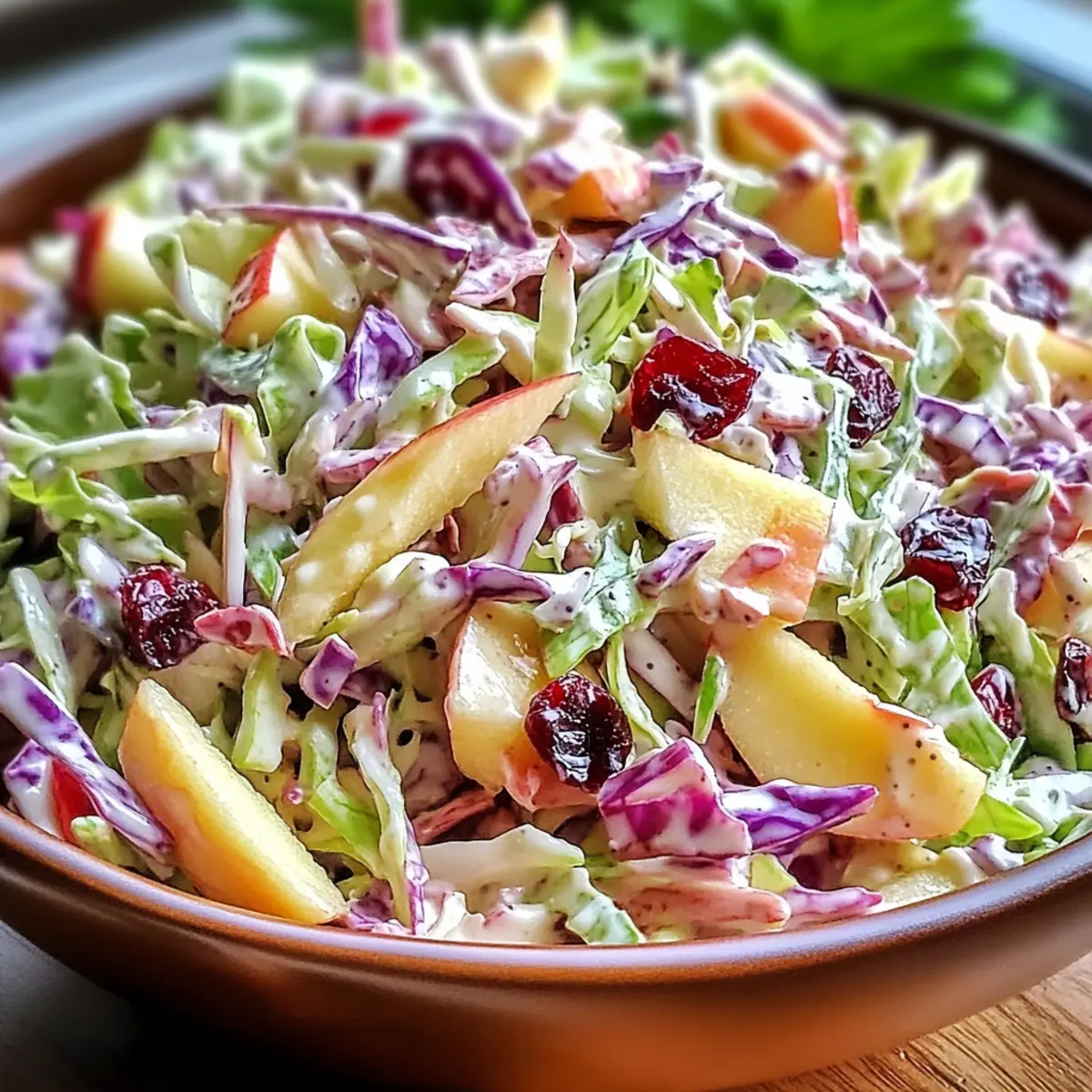 CRANBERRY APPLE COLESLAW