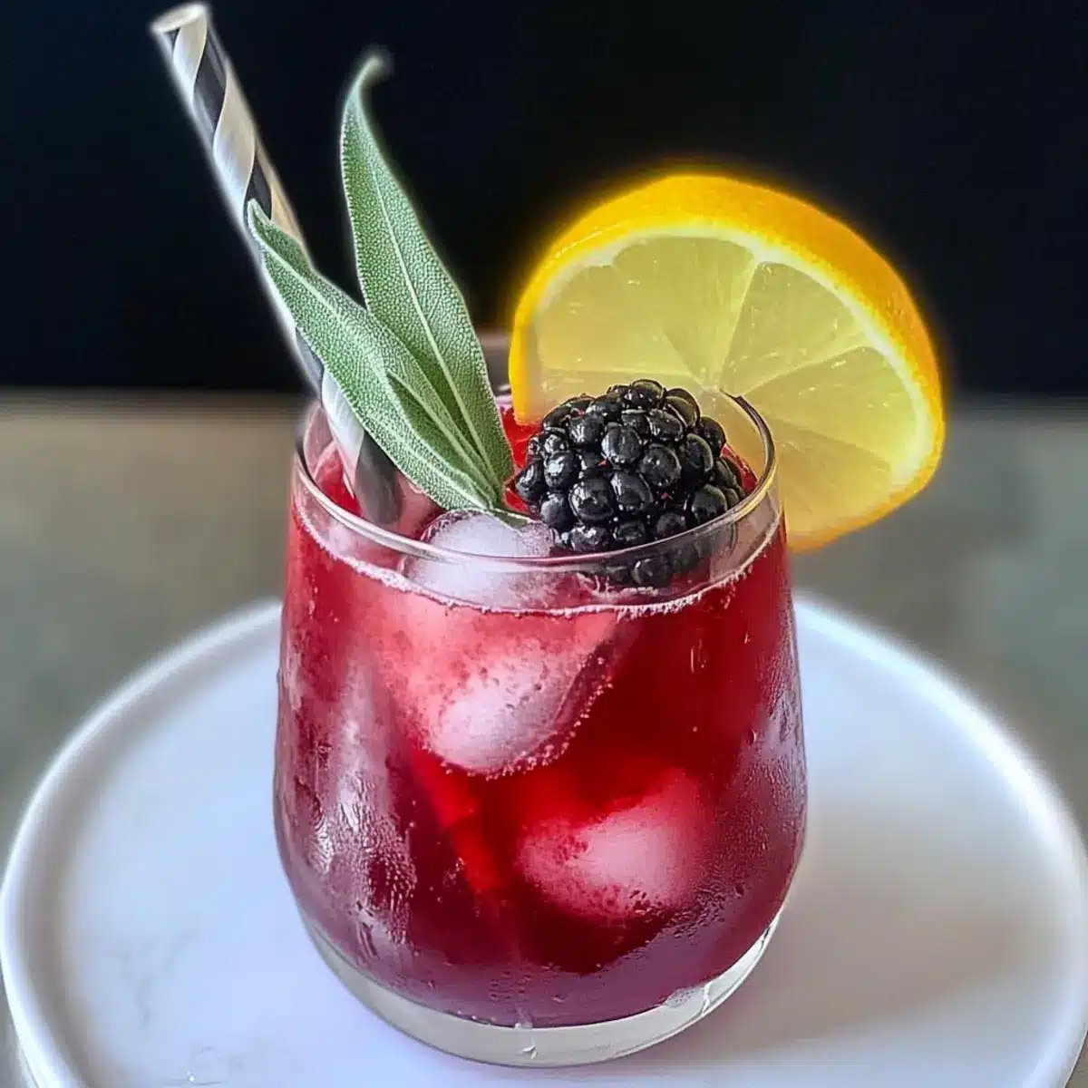 Blackberry Sage Iced Tea