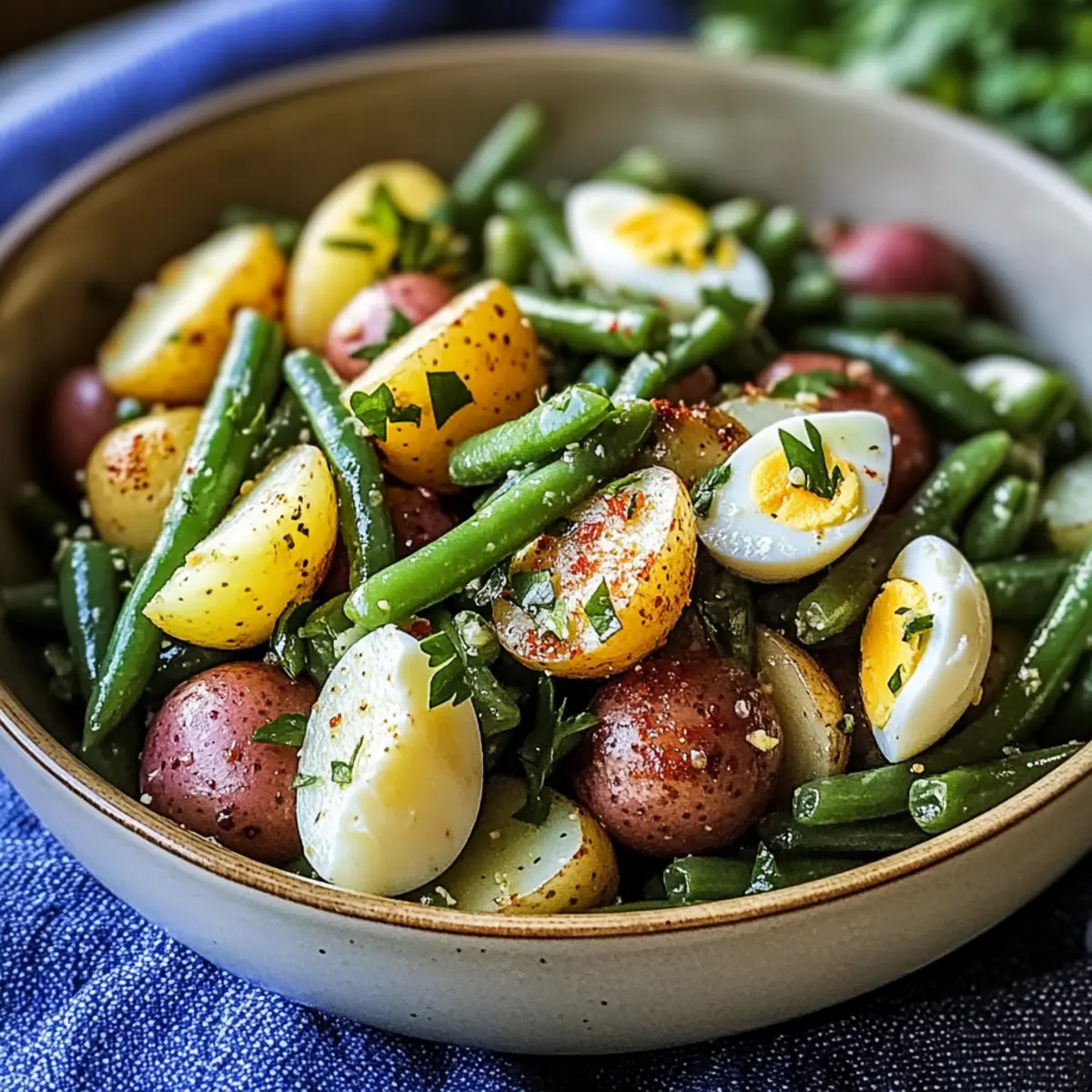 French-Style Potato and Green Bean Salad