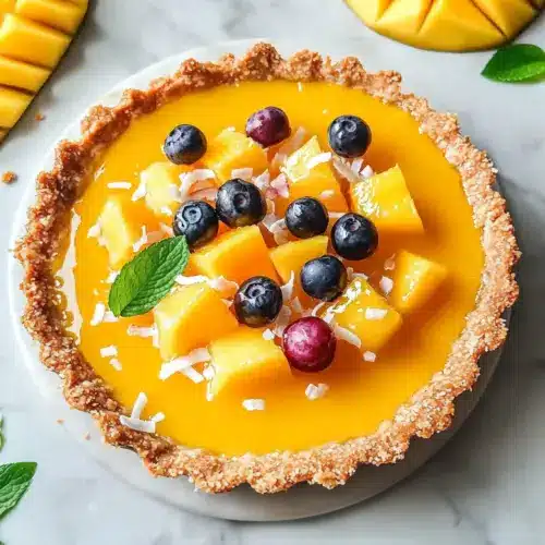 Mango Curd Tart