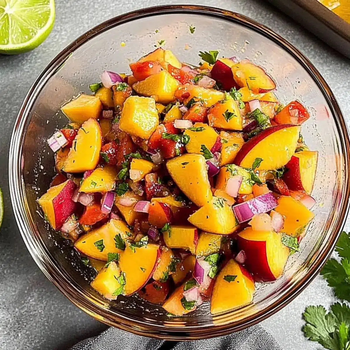 Fresh Peach Salsa