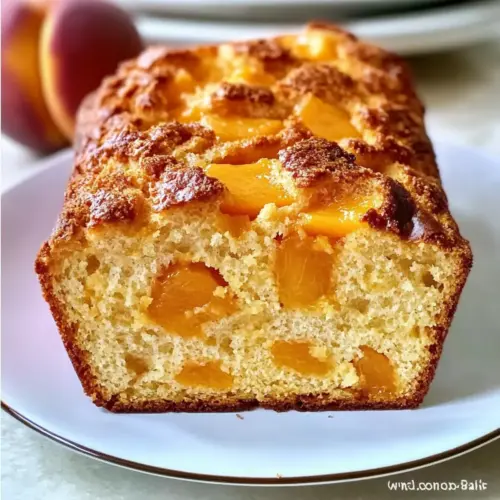 Old Fashioned Sweet Peach Bread