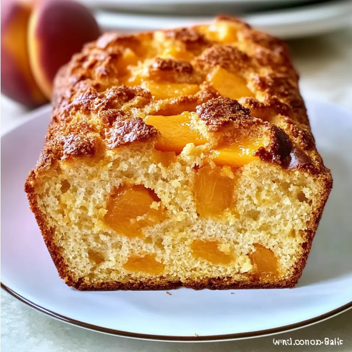 Old Fashioned Sweet Peach Bread