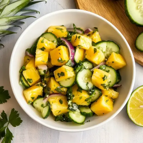 Pineapple Cucumber Salad