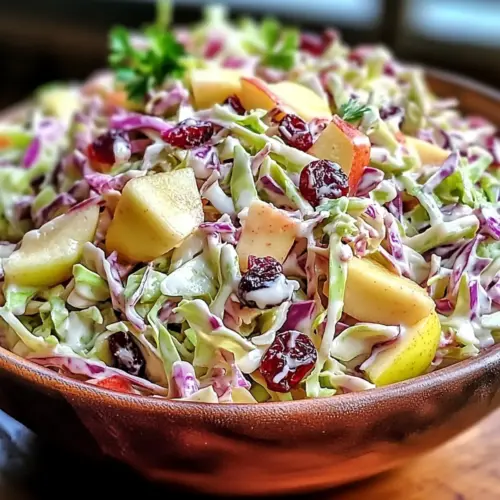 CRANBERRY APPLE COLESLAW