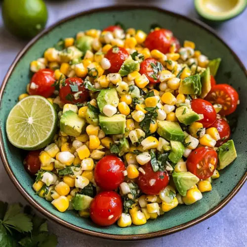 Summer Corn Salad with Avocado