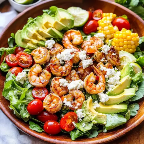 Honey Lime Shrimp Salad