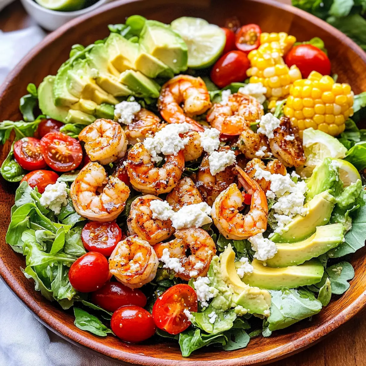 Honey Lime Shrimp Salad