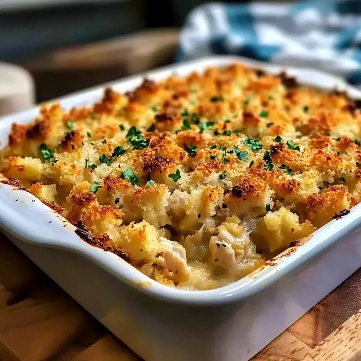 Chicken Stuffing Casserole