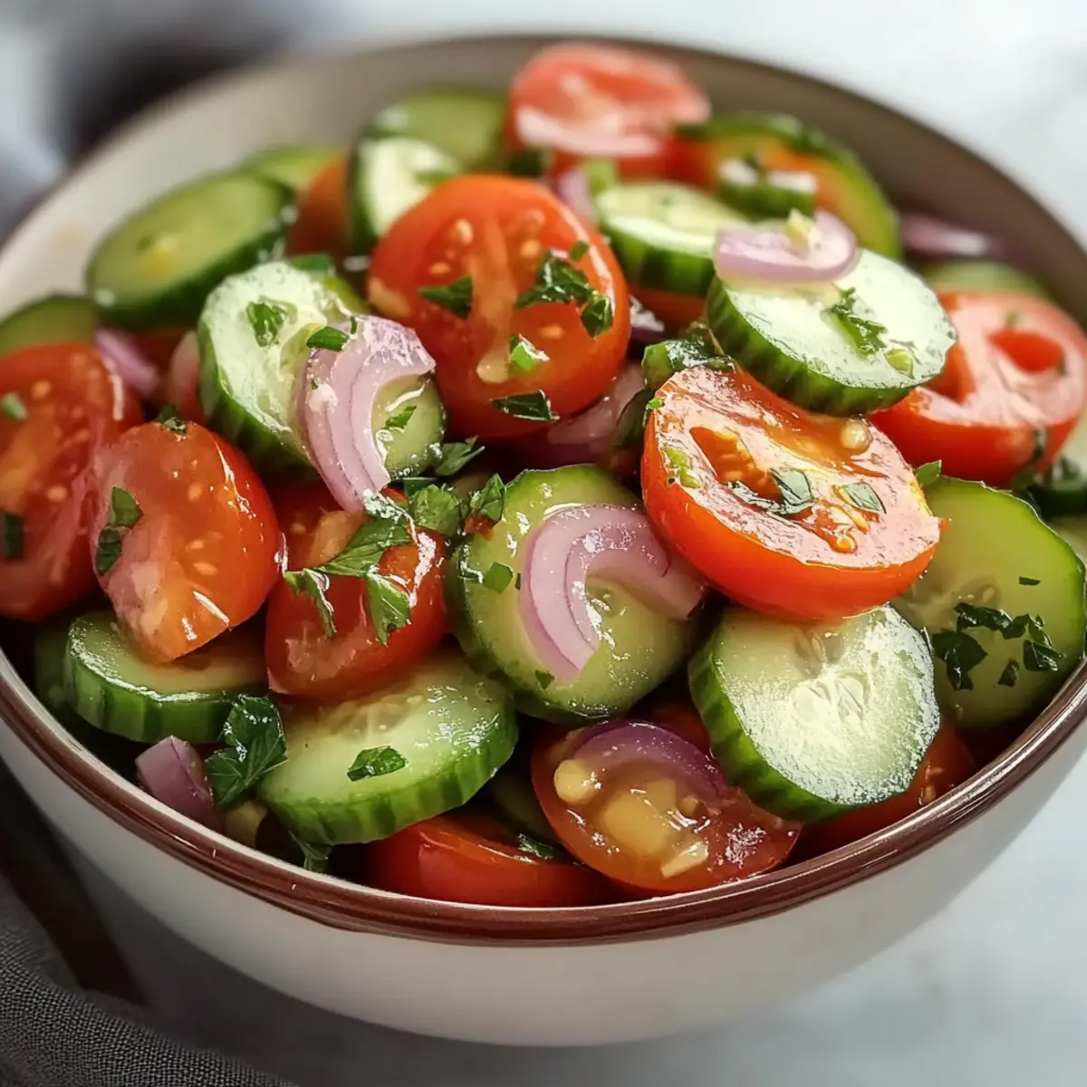 Cucumber Tomato Salad