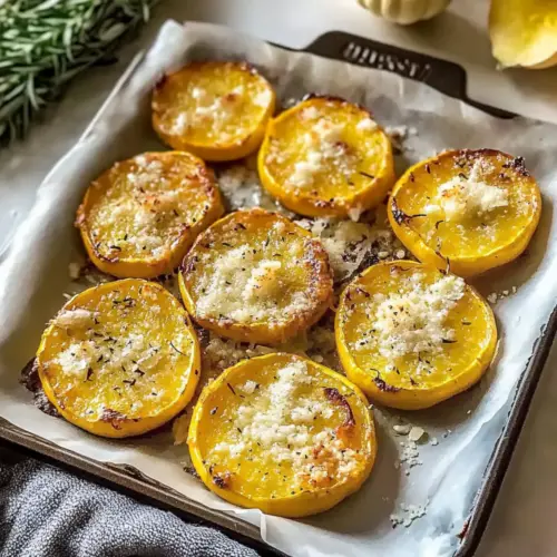 Parmesan Baked Yellow Squash