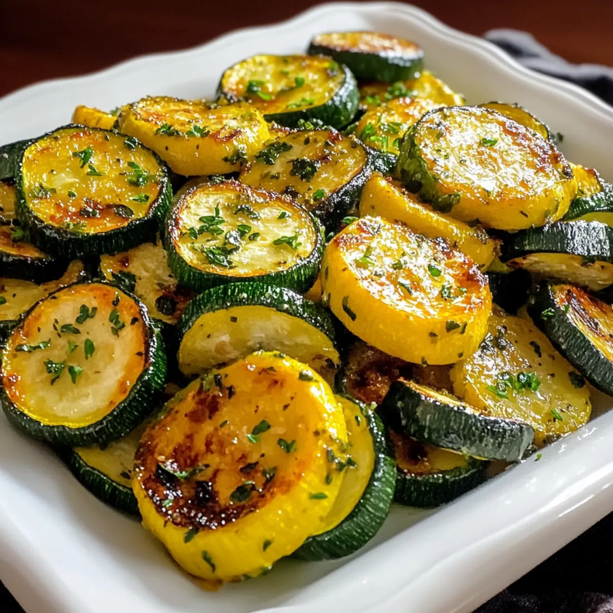 Roasted Zucchini and Squash