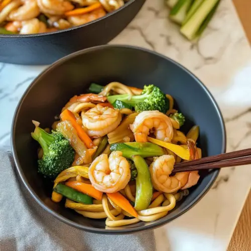 Shrimp Yaki Udon