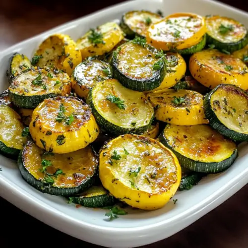 Roasted Zucchini and Squash