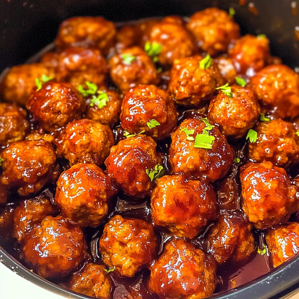 Best Crockpot Honey BBQ Meatballs