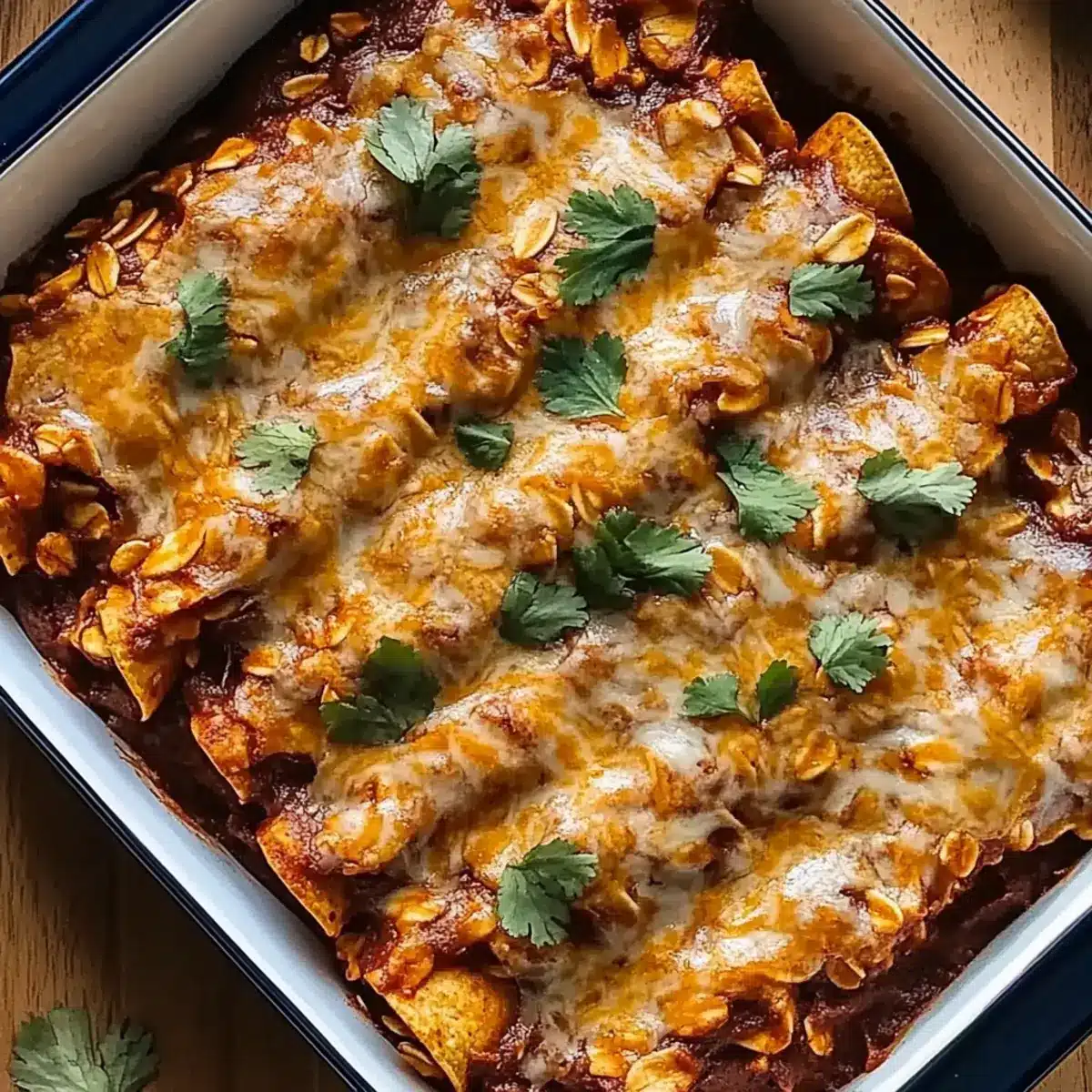 Bean and Cheese Enchiladas