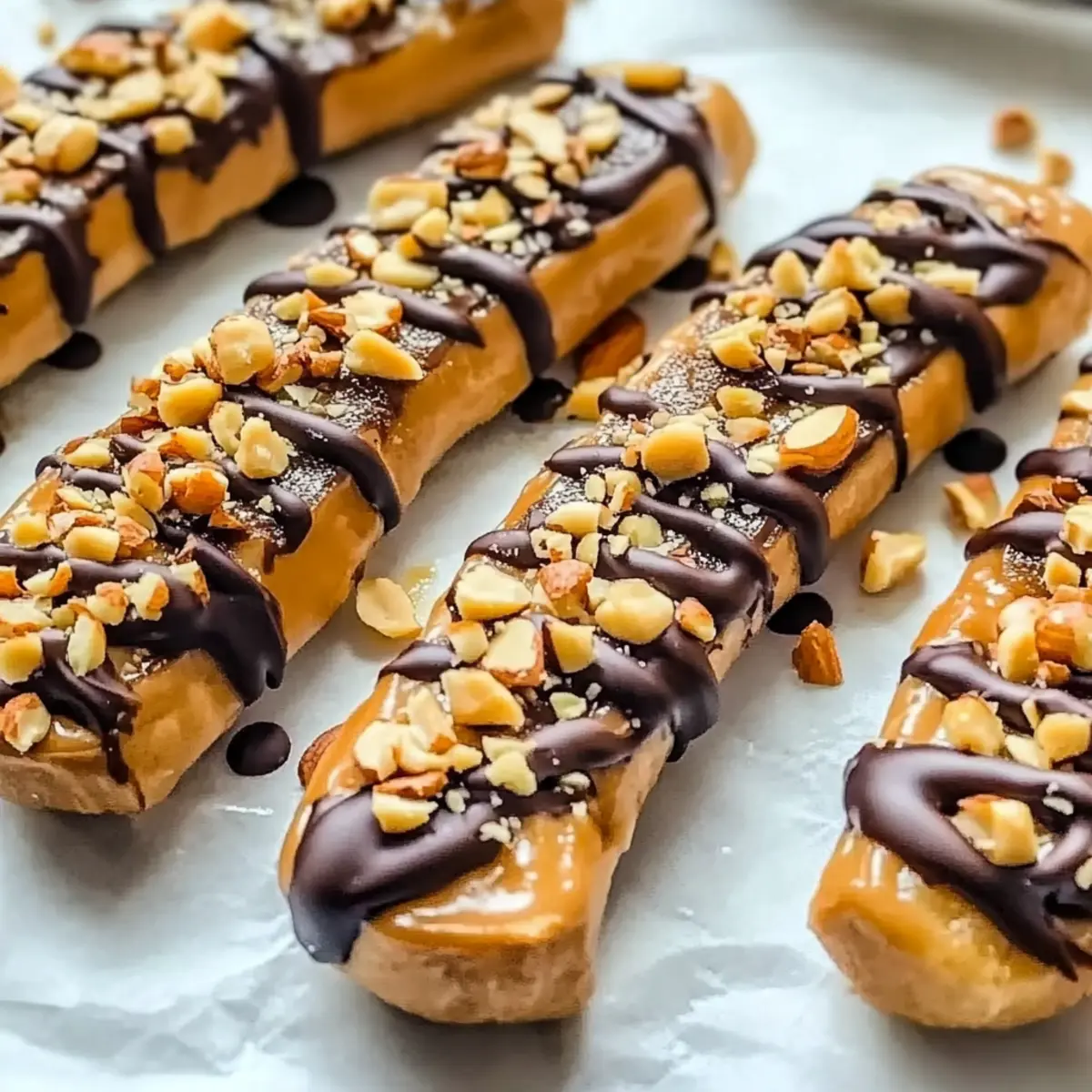 Frozen Banana Snickers