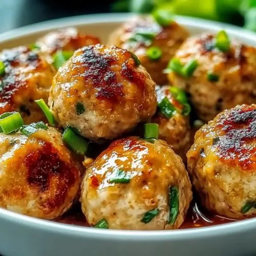 Thai Baked Chicken Meatballs