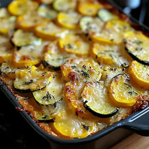 Zucchini and Yellow Squash Gratin