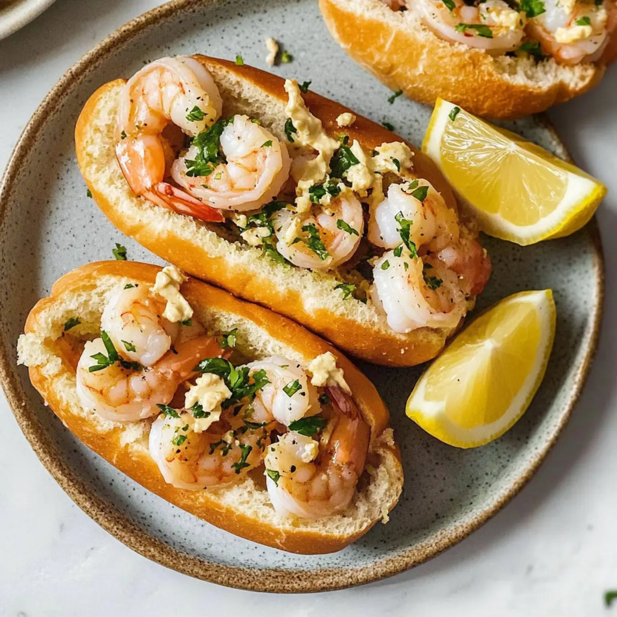 Buttery Shrimp Rolls