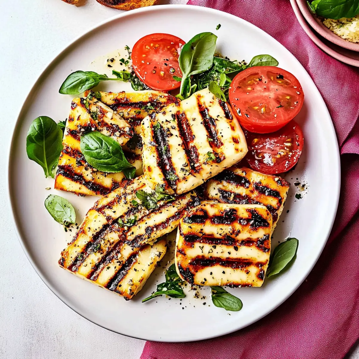 Grilled Halloumi Cheese