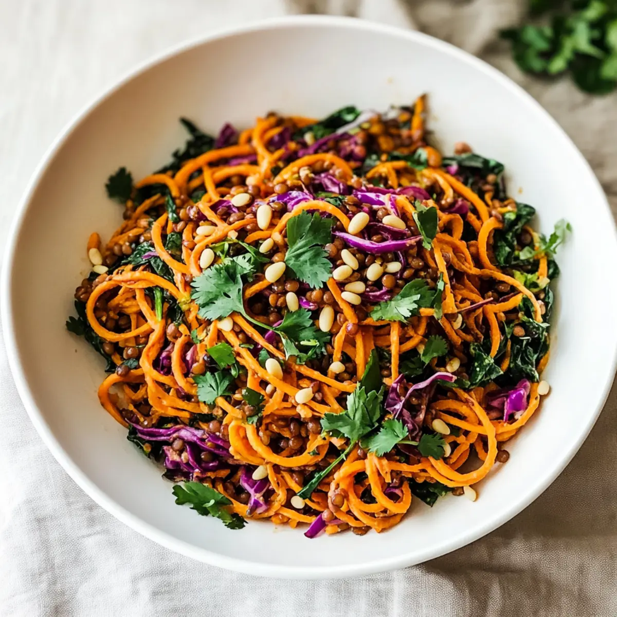 Sweet Potato Noodle Salad