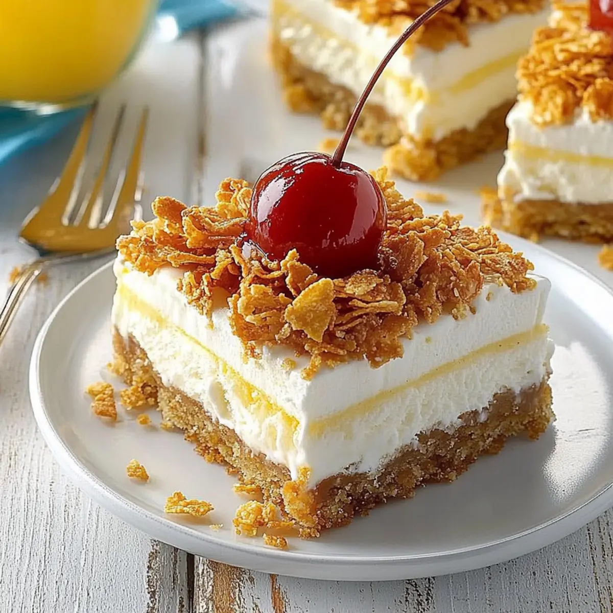Fried Ice Cream Dessert Bars