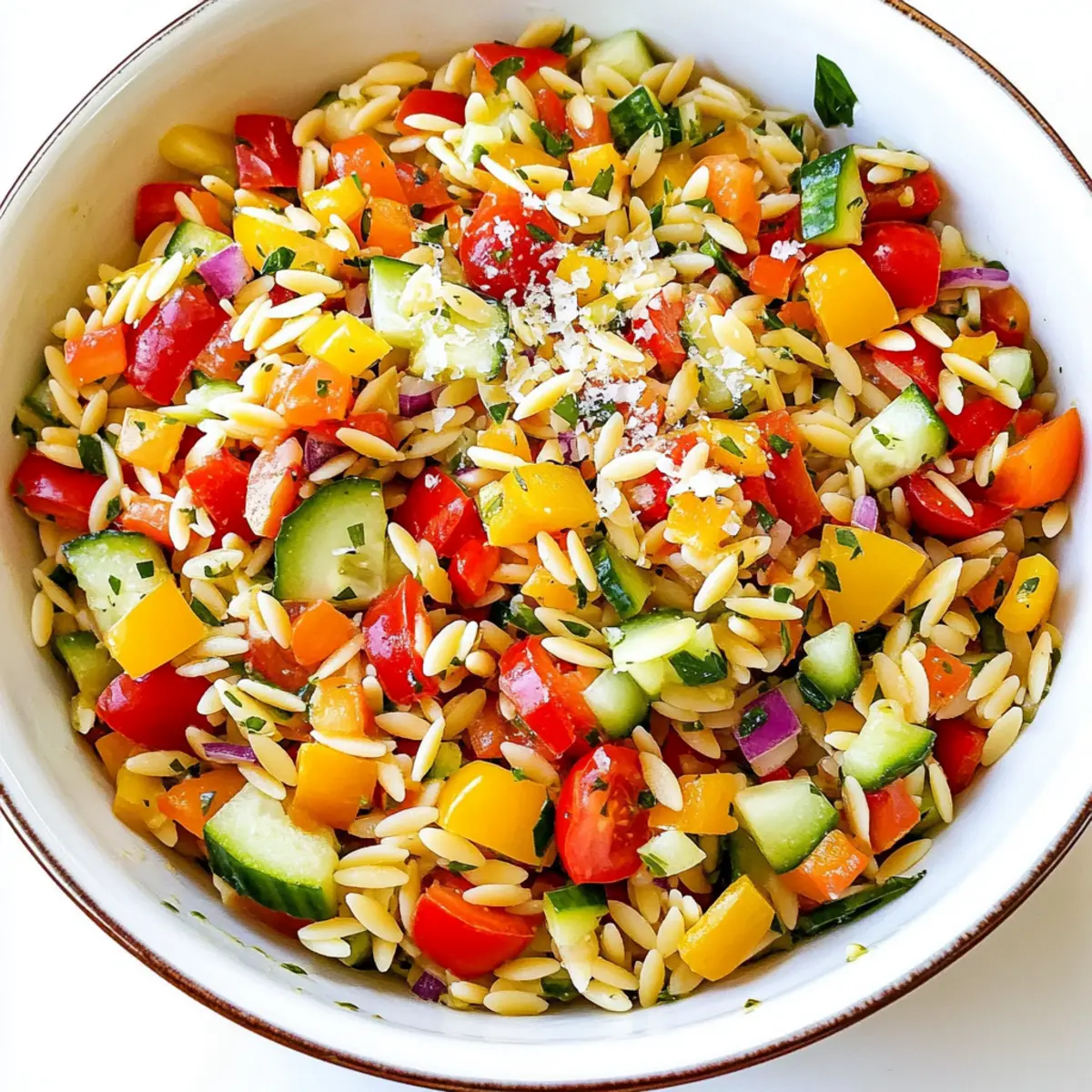 Summer Orzo Pasta Salad