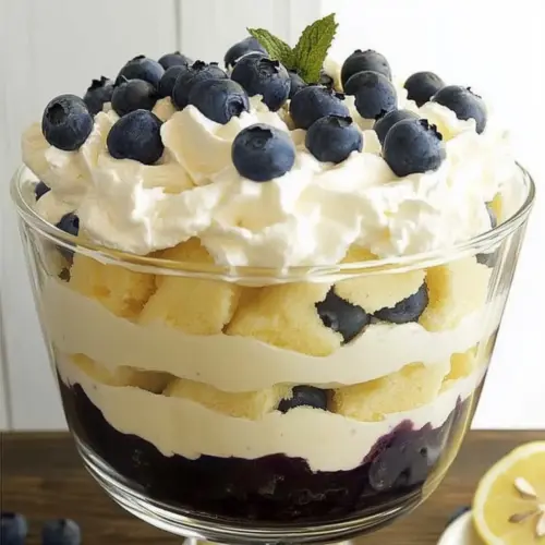 Lemon Blueberry Trifle